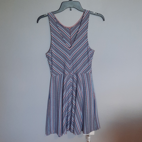 Prince and Fox Striped Flare Dress - Picture 3 of 5
